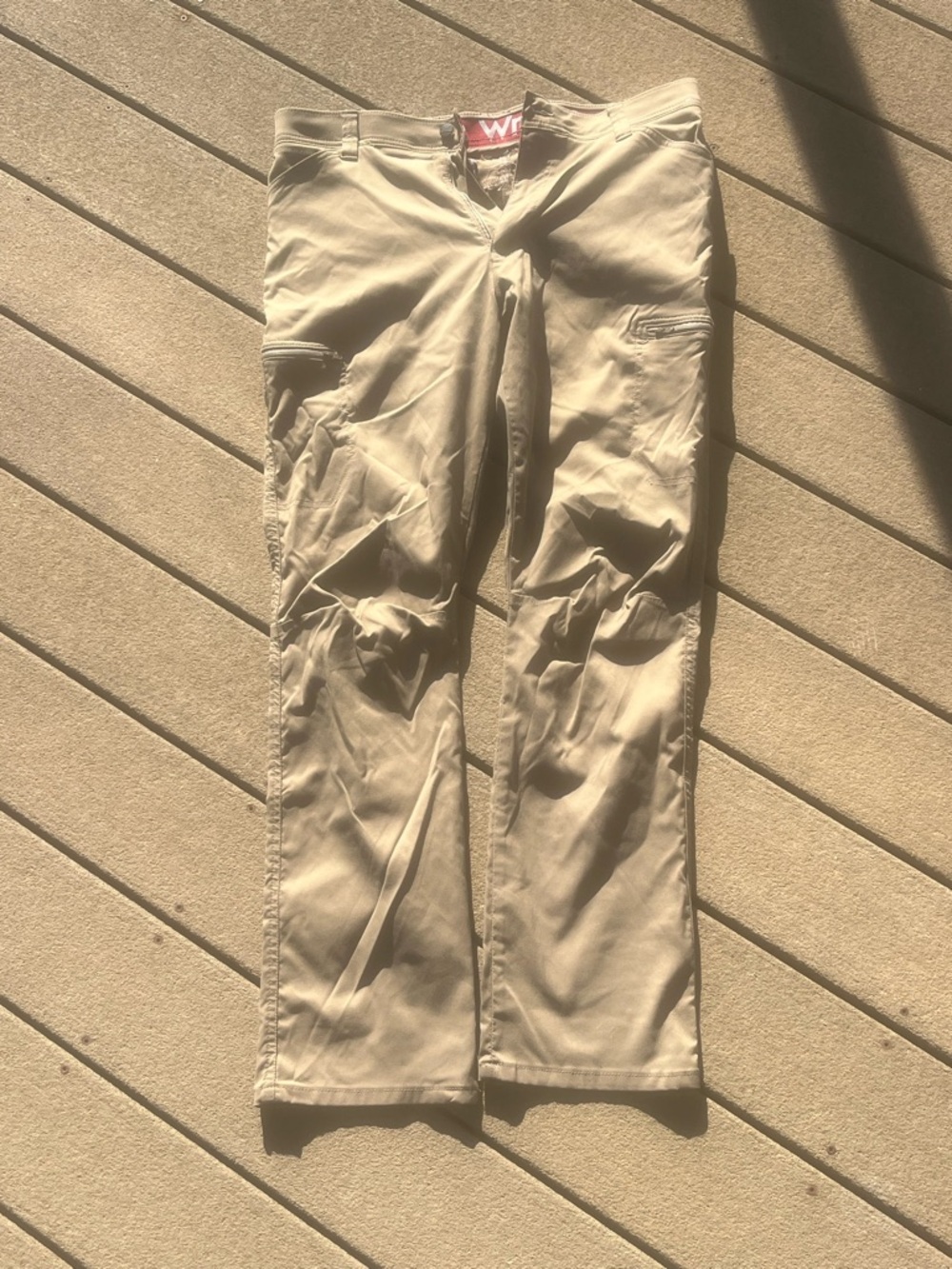 WRANGLER (34X32) Men's Tan Casual Stretch Cargo Pants